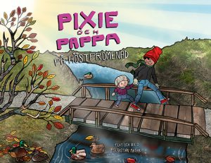 Pixie och pappa – På höstpromenad